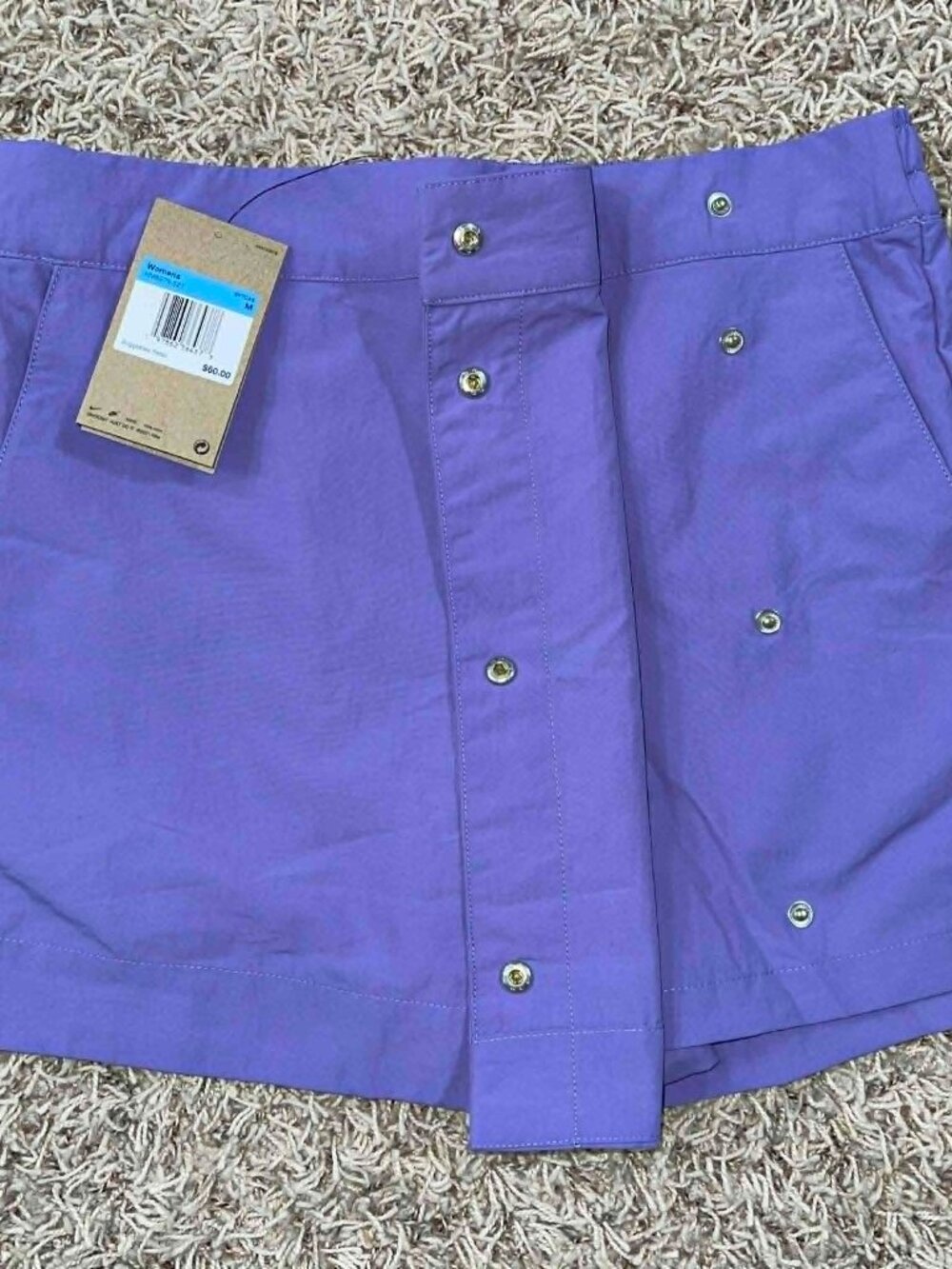 Nike Sportswear Essential Women's Woven Skort Purple HM6979-527, Size M (New) - Picture 11 of 16